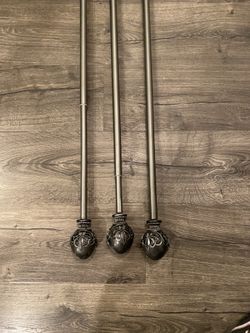 3 Curtain Rods