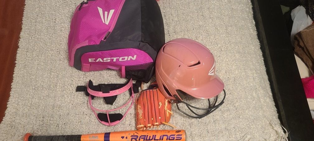 Used Little Girl Softball Equipment