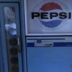 Vintage Pepsi machine