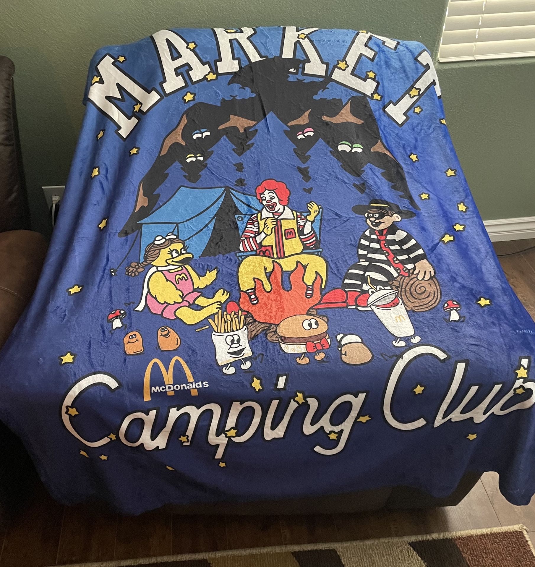 Camp McDonald’s Blanket (Read Description)