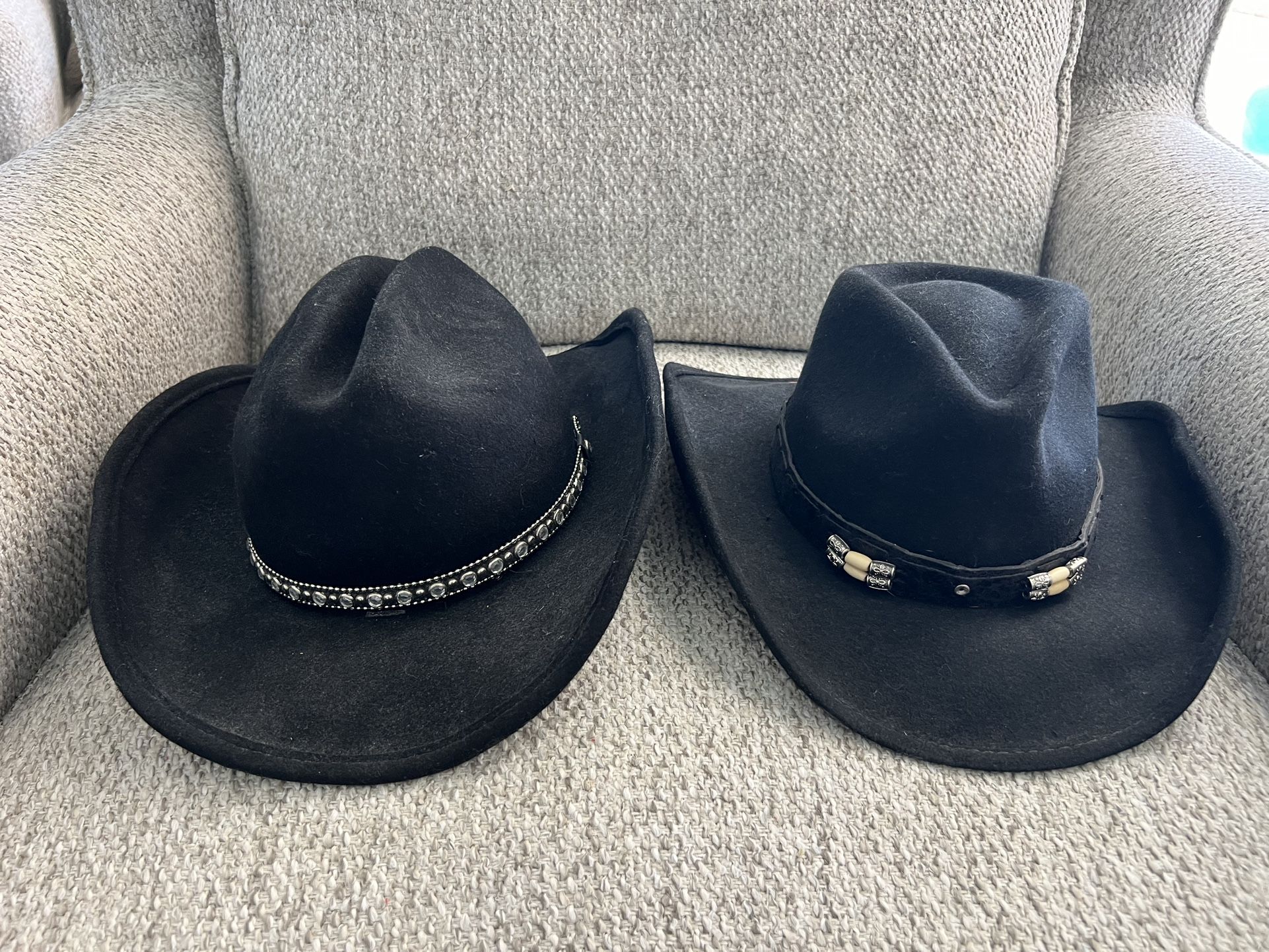 Blue Chair Bay Cattleman Black Wool Cowboy Western Hat