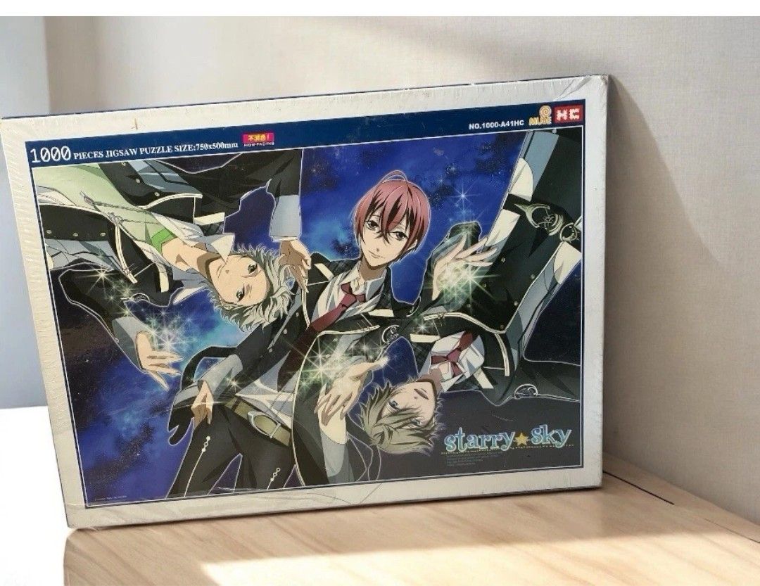 Anime-Starry Sky 1000 Puzzle Non Fading Artwork: Features anime-style characters