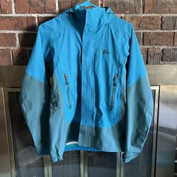 REI Talusphere Blue/Green Windbreaker XS