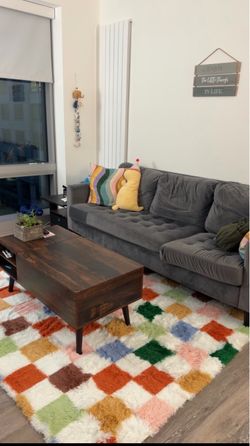 Velvet cosmopolitan sectional sofa