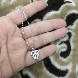 Mom Heart ❤️ Necklace 