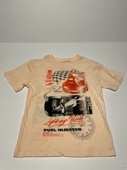 Toddler Boys Size 5 (S) Disney Pixar Cars Lightning McQueen Lightweight Graphic Tee