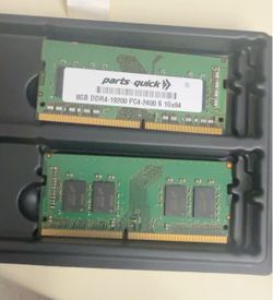 2x 8GB DDR4-2400 PC4-19200 Laptop RAM – 16GB Total – 260-Pin SO-DIMM