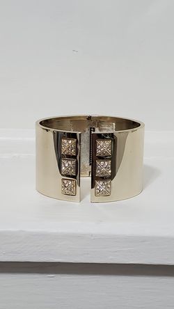 Victoria's Secret gold cuff diamon bracelet