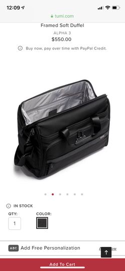 Tumi framed soft duffel for Sale in Dana Point CA OfferUp