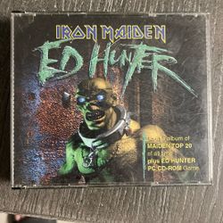 Iron Maiden Ed Hunter Video Game With Music Cd Vintage 