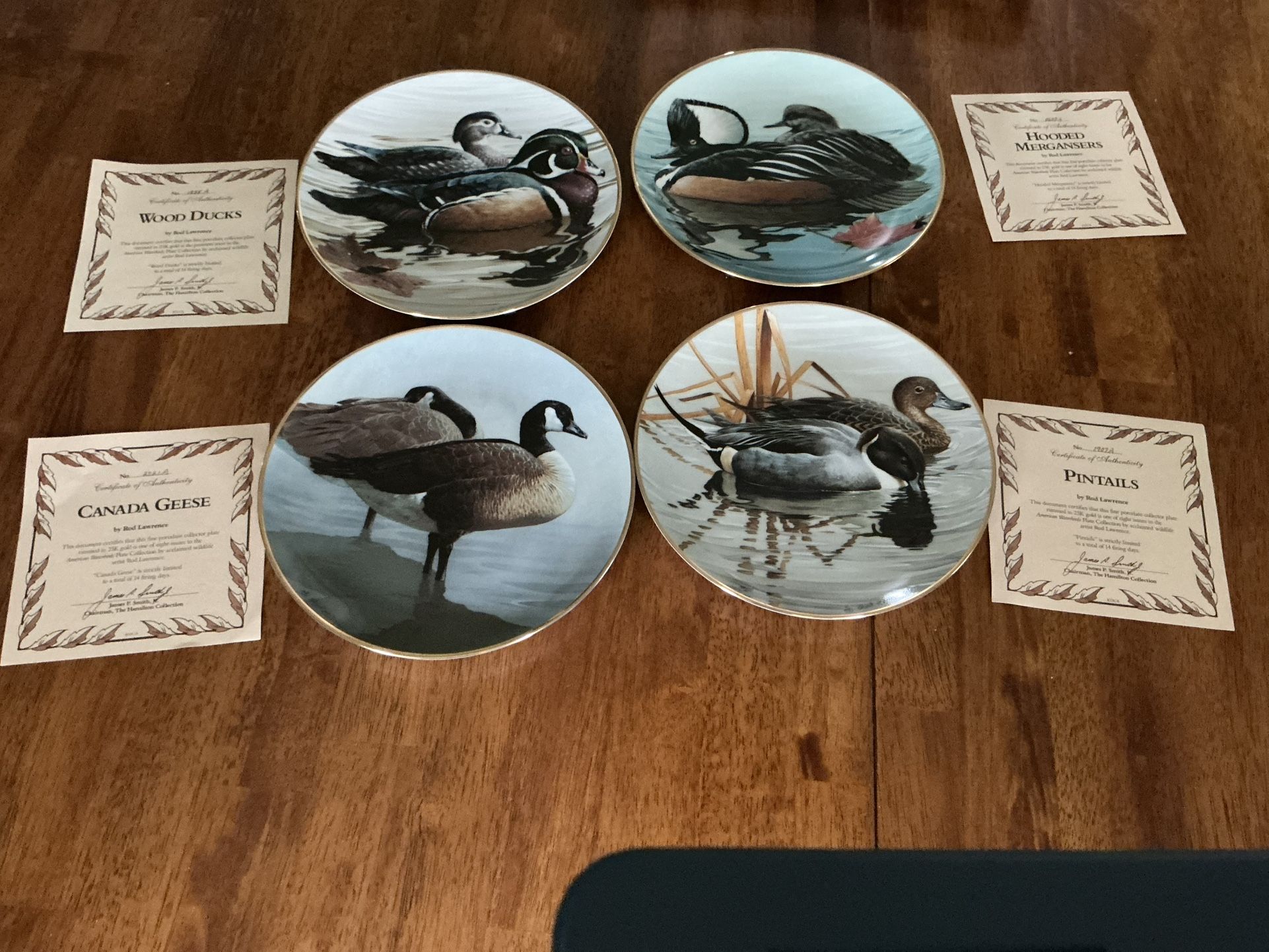 Rod Lawrence Bird Collector Plates