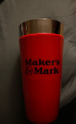 Makers Mark drink shaker