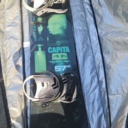 Capita Pathfinder 157 snowboard Bindings Dakine snowboard bag