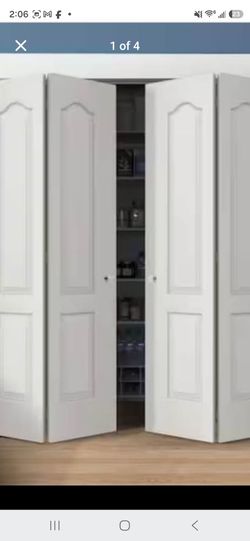 JELD-WEN Camden White 36"x80" Bi-fold closet Doors