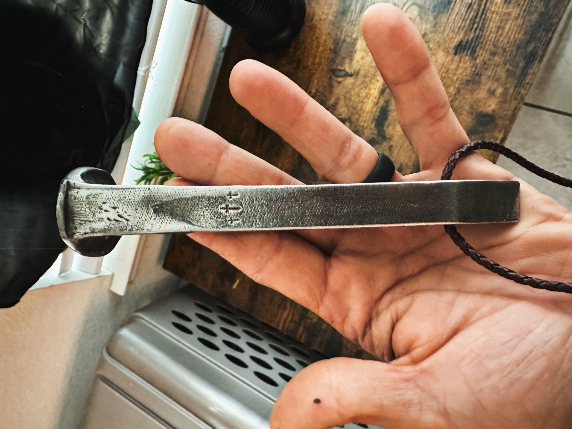 Railroad Spike Bottle Opener