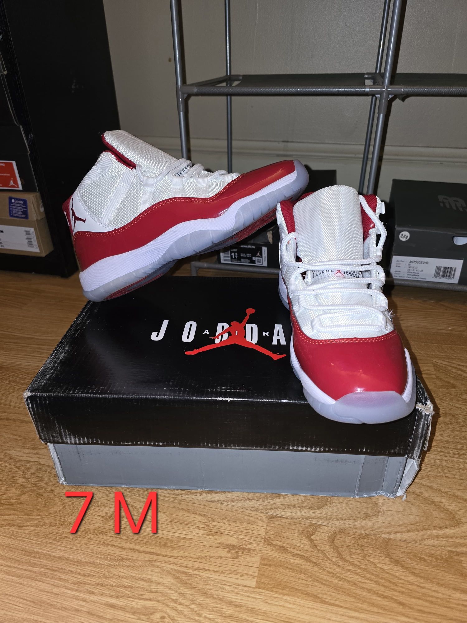 Retro 11 Cherry Red/white $80. $70 You But More Than One Of Any Jordan 