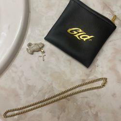 GLD Shop Gold Pendant And Chain