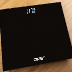 Talking Digital Bathroom Scale Black Glass - New