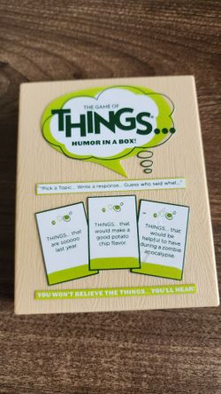 The Game Of Things (Humor In A Box)