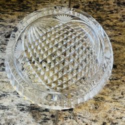 Cut Glass Ashtray - Fine Piece 