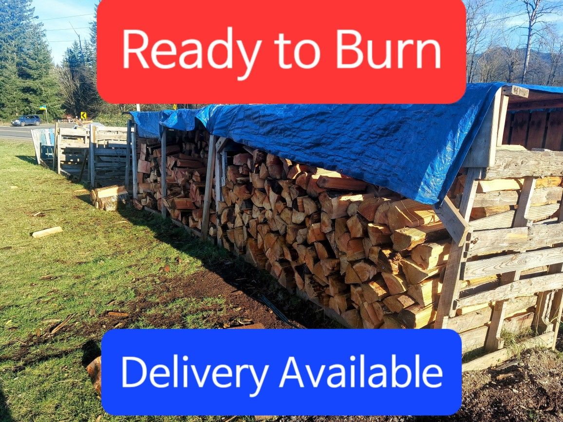 Premium Firewood, Naturally Seasoned (Ready To Burn), Full Cord