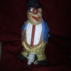 Clown Statue W 🌭 Dog Collectable