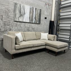 Beige Reversible Sectional 