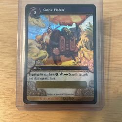 Gone Fishin’ - World Of Warcraft TCG Loot Card - Unscratched