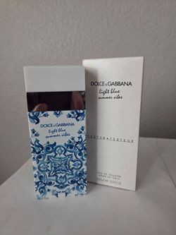 DOLCE GABBANA LIGHT BLUE SUMMER VIBES POUR FEMME 3.3OZ/100ML,  NEW IN BOX
