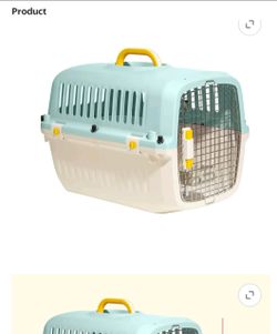 Hard-Shell Pet Travel Carrier Crate