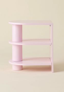 Cam Lacquered 3-Tier Storage Side Table