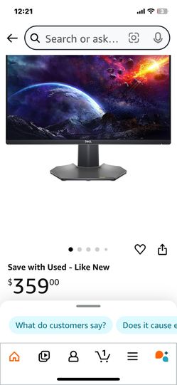 Dell Gsync 250hrz Gaming Monitor