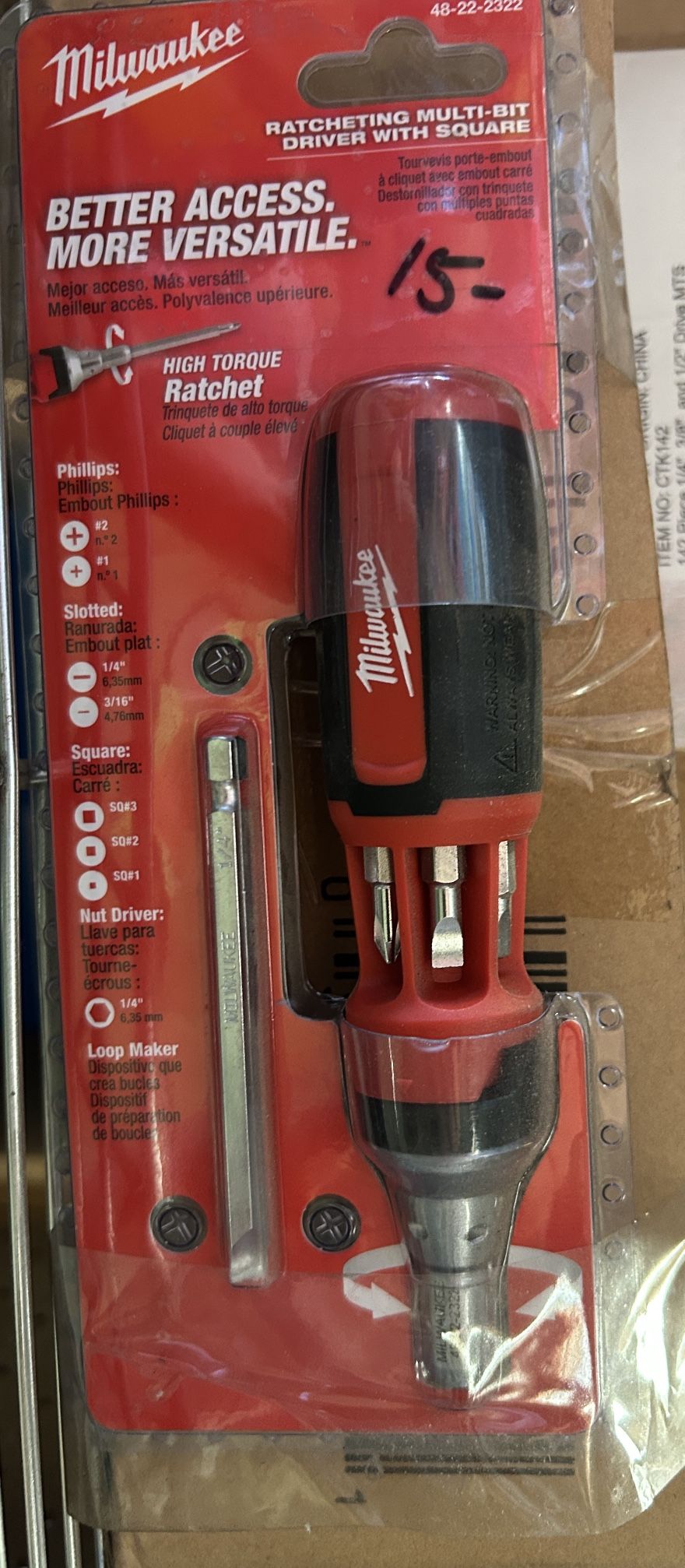 Milwaukee Ratcheting Bit Driver