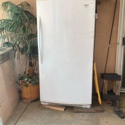 Whirlpool standup freezer good condition moving don’t need anymore