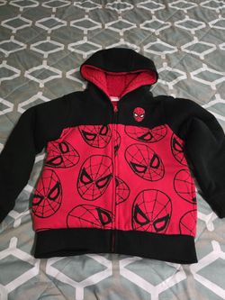 Spider-Man Character Kids' Plush Hoodie Size 7
