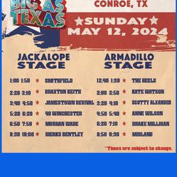 Big As Texas Festival $50