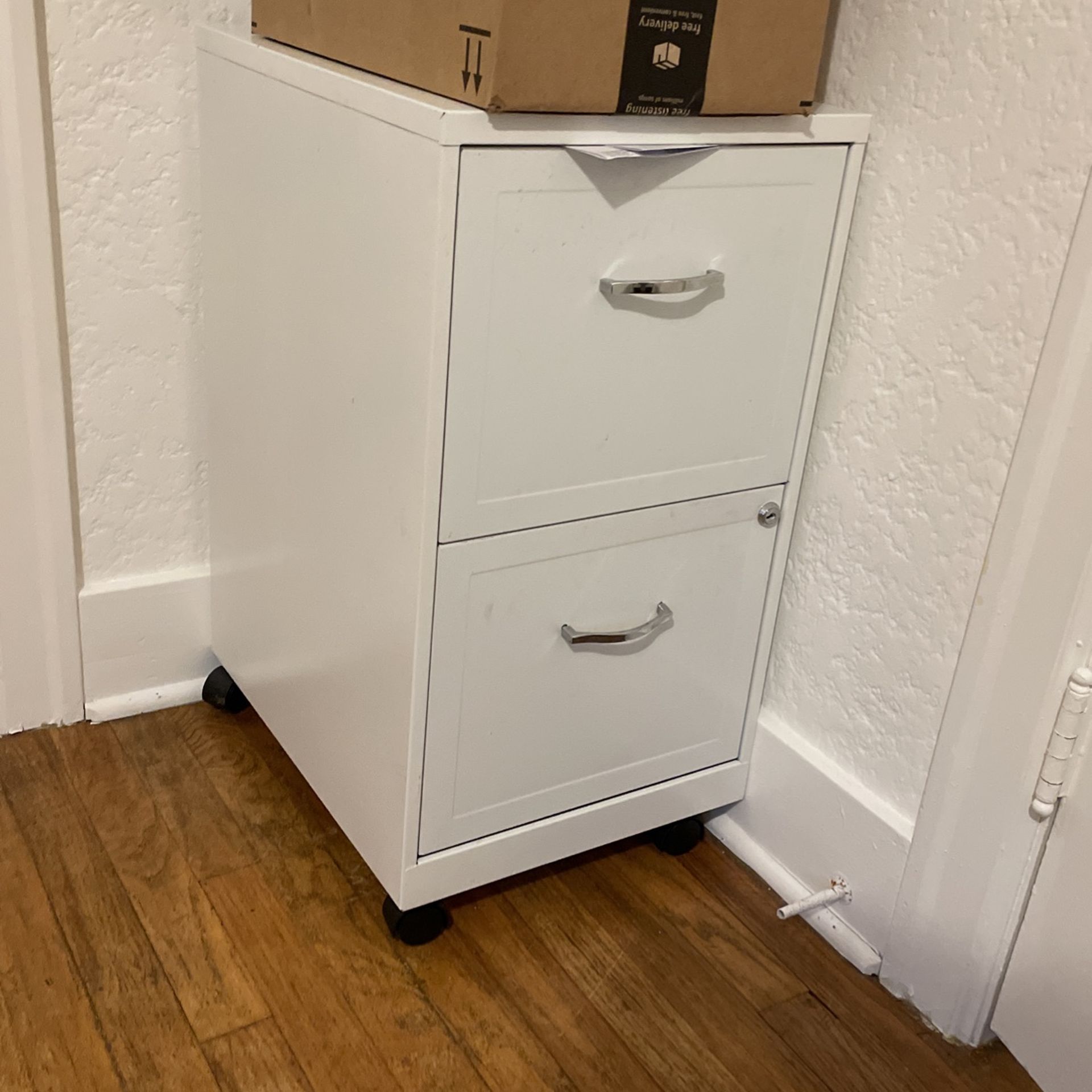 White IKEA File Cabinet Fairly New
