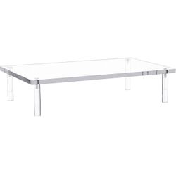 Acrylic Monitor Stand - 10mm Thickness Clear Platform - 14.5'' x 9'' x 3.4'' Des