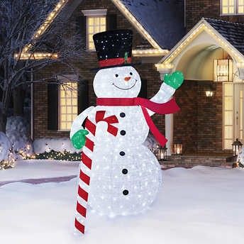 9' Large LED Christmas Snowman - Costco