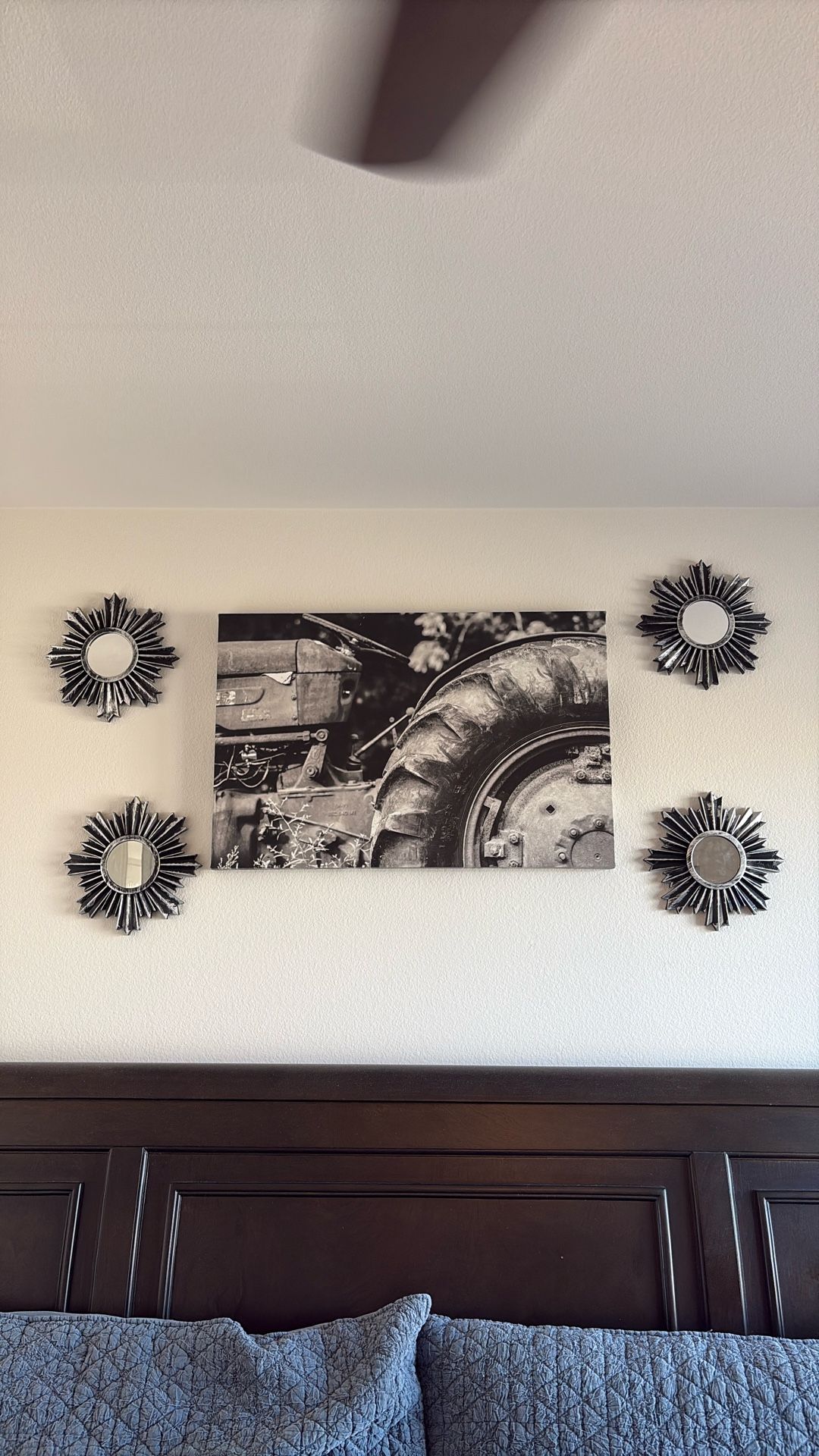 5 Piece Black Wall Decor 