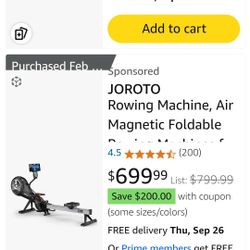 Joroto Rowing Machine 