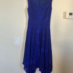 Royal Blue Lace Dress