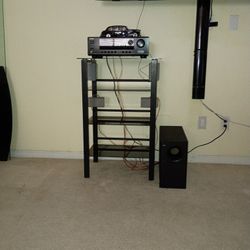 Onkyo Receiver & Stand