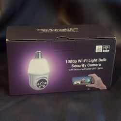 Light Bulb Security Camera 