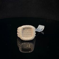 925 moissanite diamond men’s ring