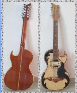 Bajoquinto maple wood con micas negras (hermoso)