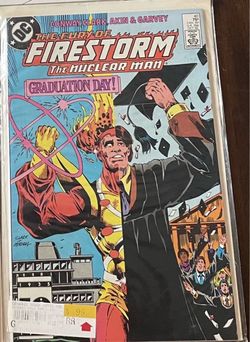 Fury of Firestorm #40 DC Comics 1985 Nuclear Man Graduation Day