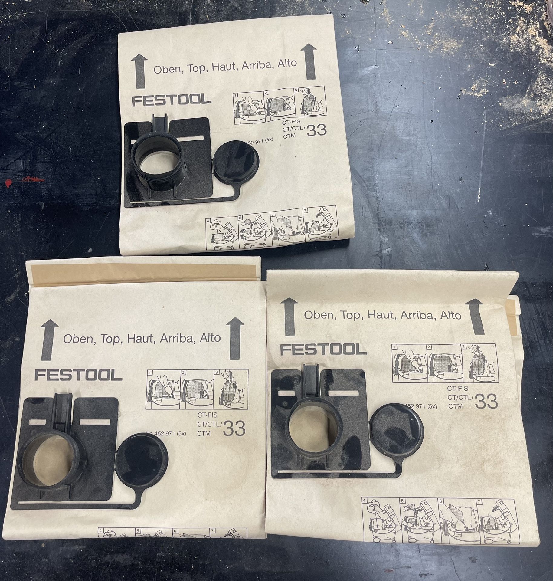 3-Filter Bag for Festool CT 33, FIS-CT 33/20