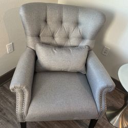 Grey Accent Type Chair