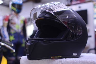 Black XXL SHOEI Motorcycle Helmet (RF-SR)